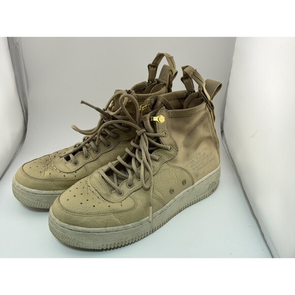 PRE-OWNED - Nike SF Air Force 1 Mid Mushroom (GS) Size 6.5Y - Picture 1 of 15